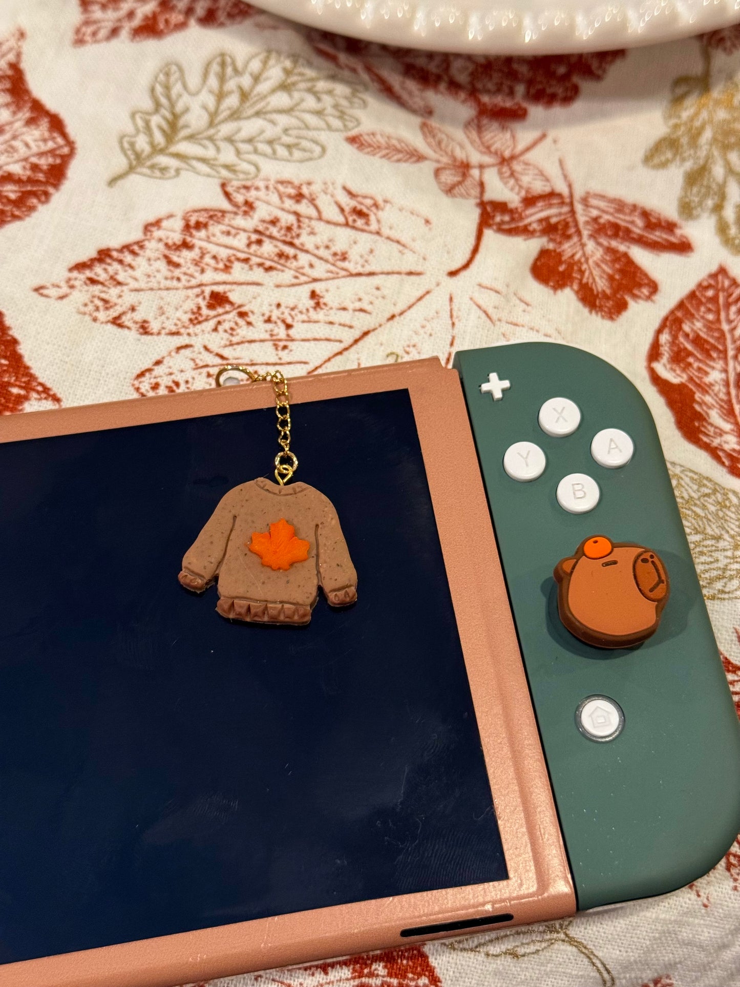 Maple Leaf Cozy Sweater Switch Charm