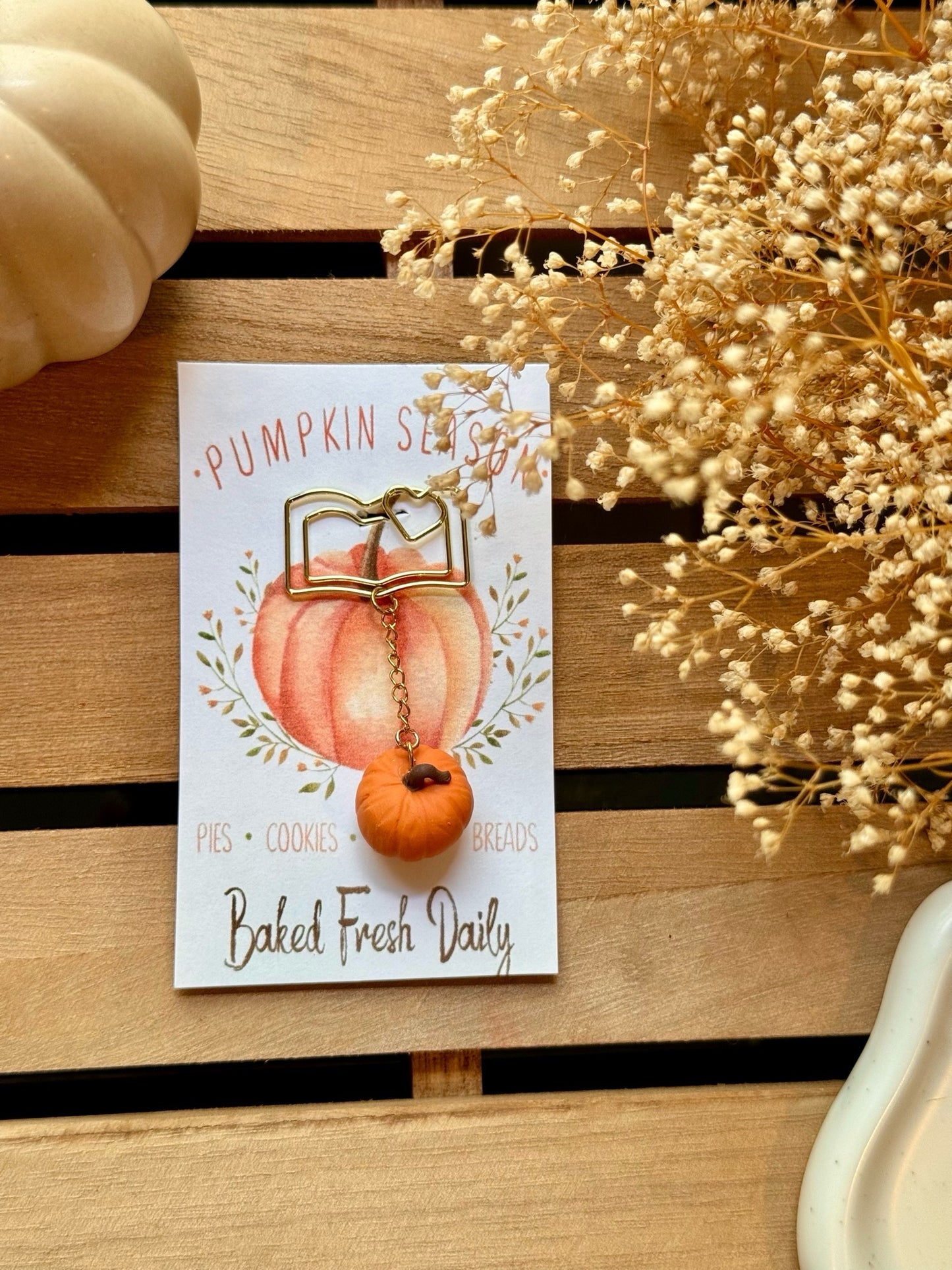 Pumpkin Planner Charm