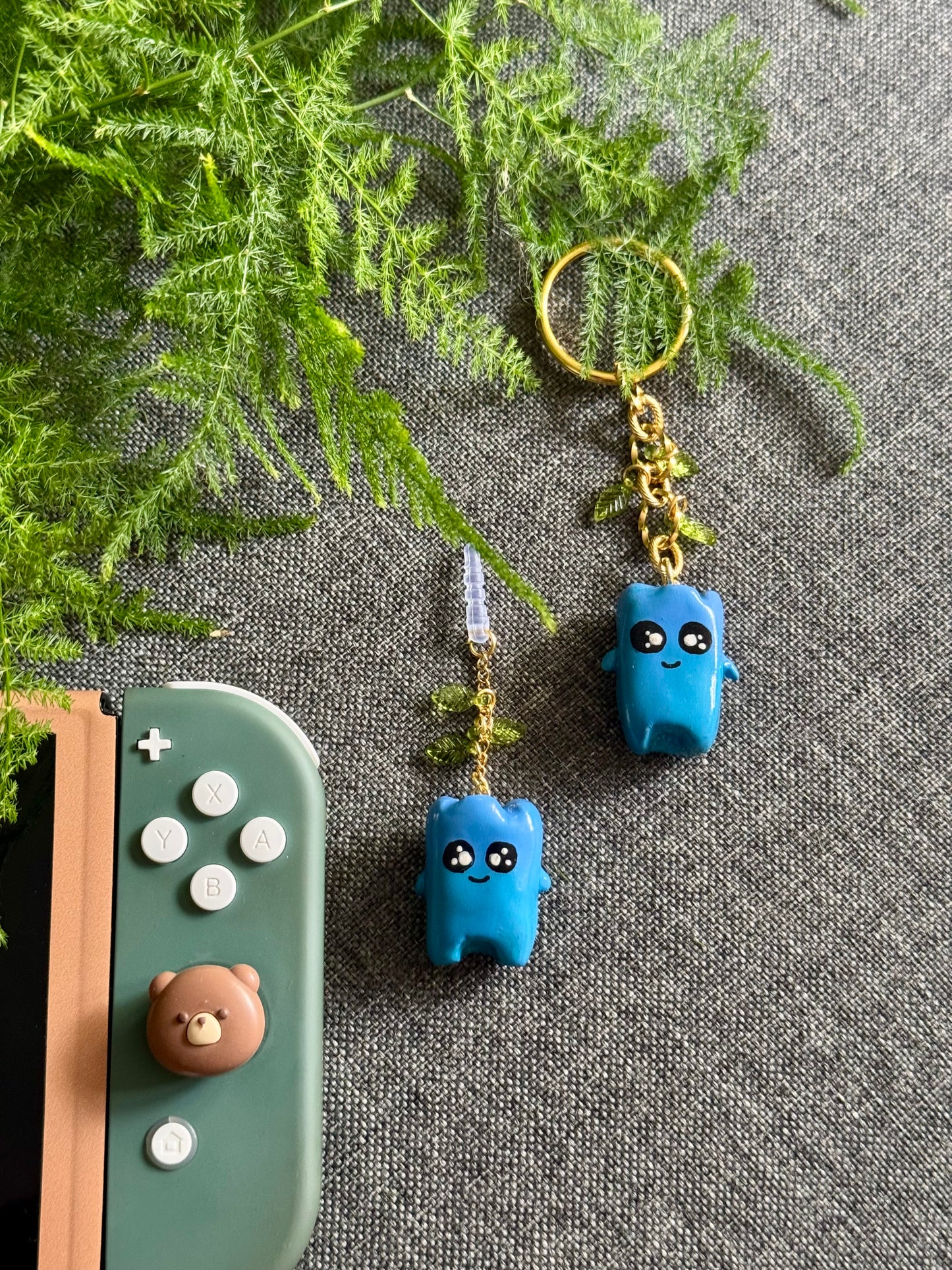 Fortnite Inspired Sprite Keychain