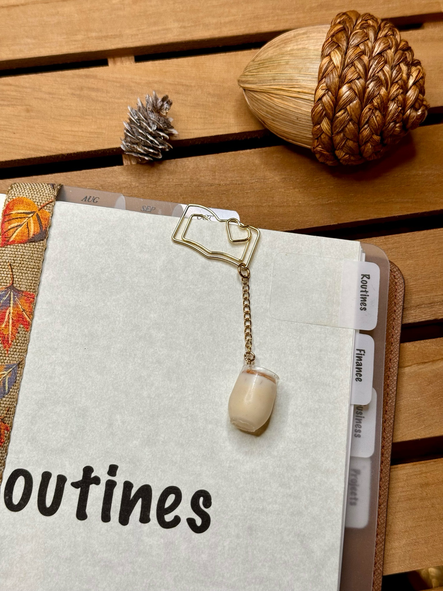 Iced Chai Latte Planner Charm