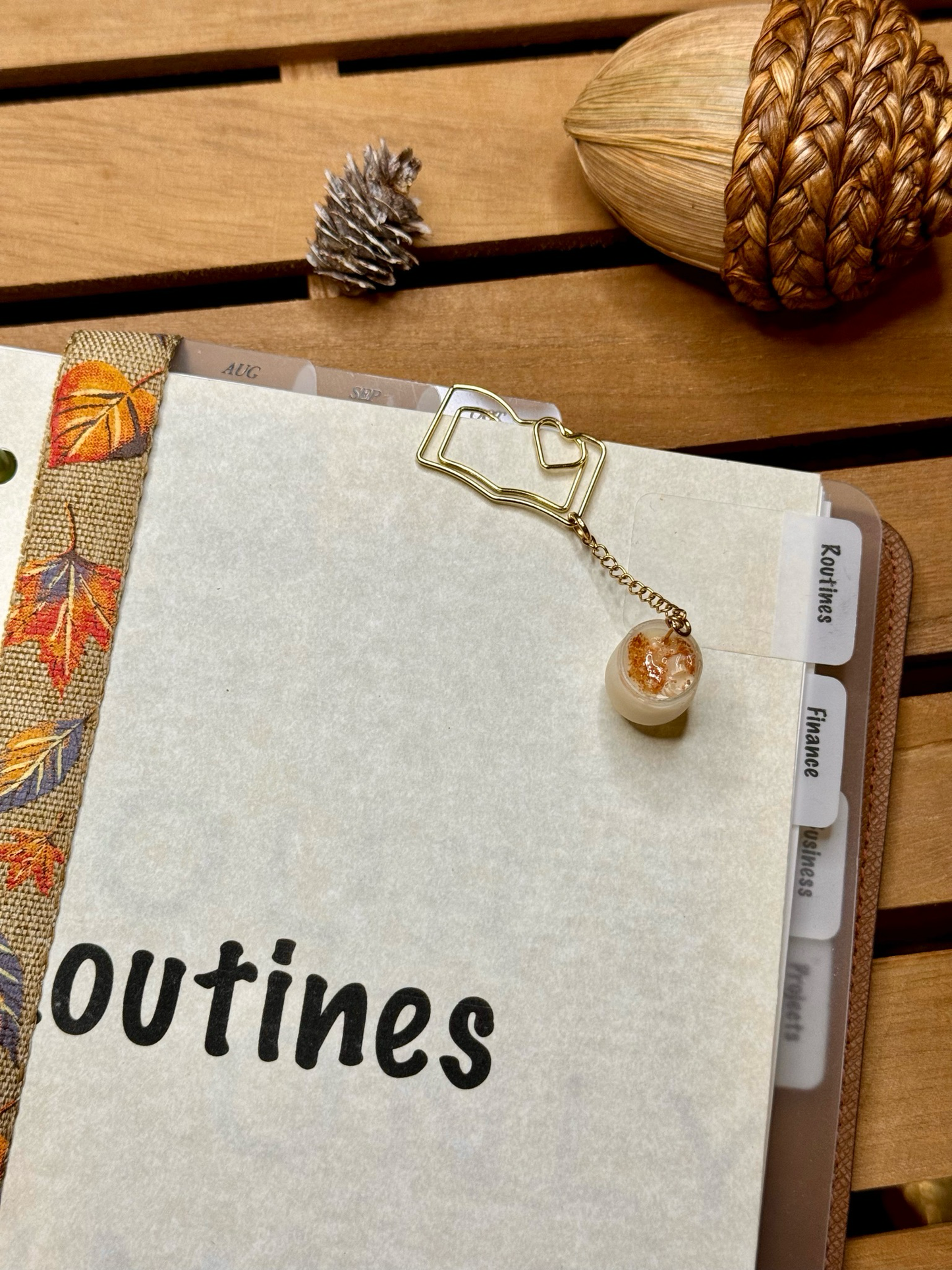 Iced Chai Latte Planner Charm