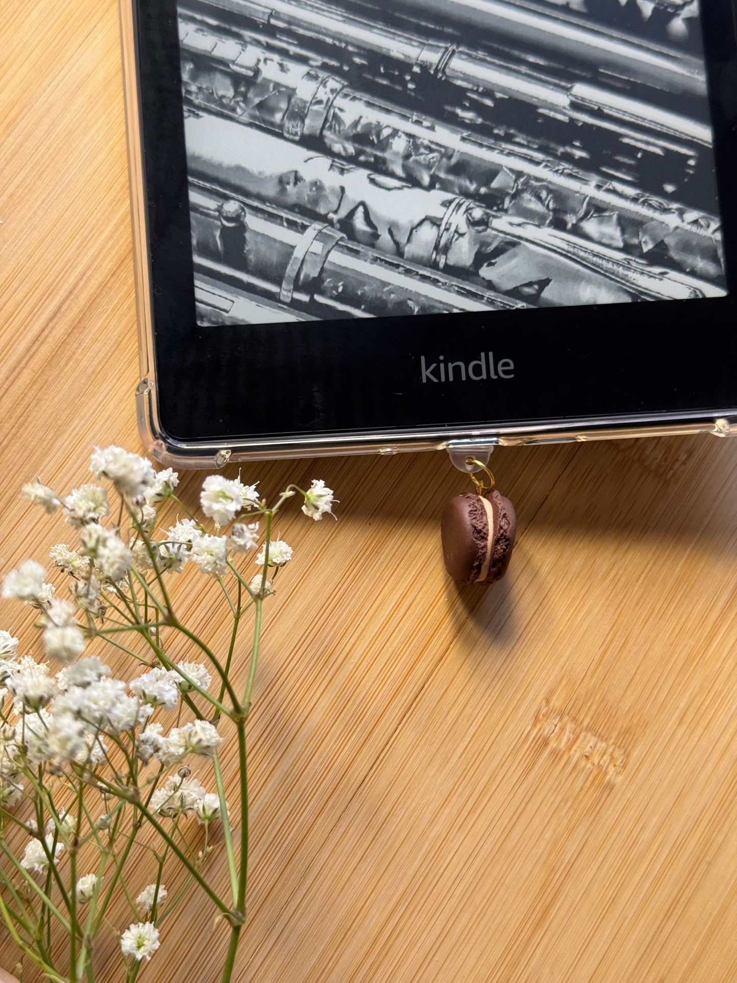 Chocolate Macaroon Kindle Charm
