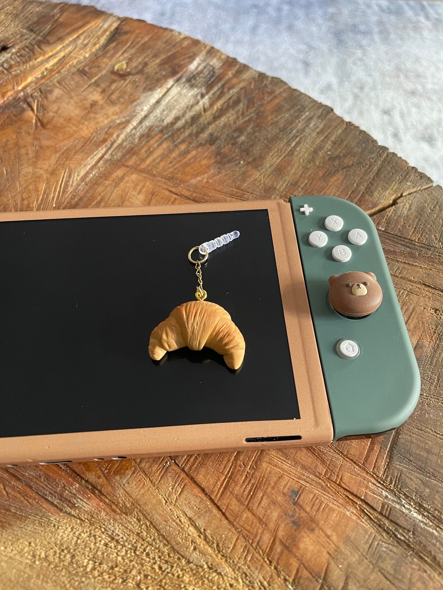 Croissant Nintendo Switch Charm
