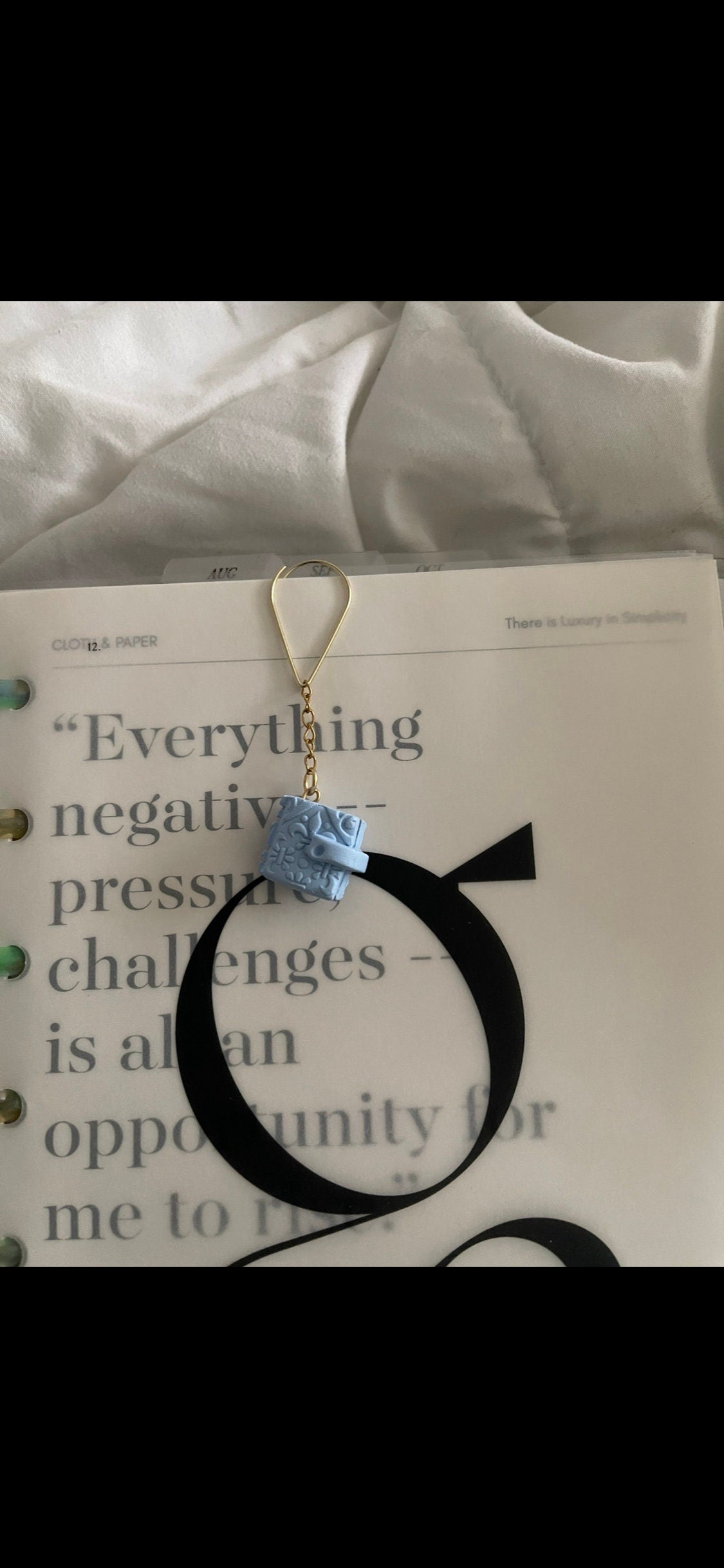 Planner Notebook Charm