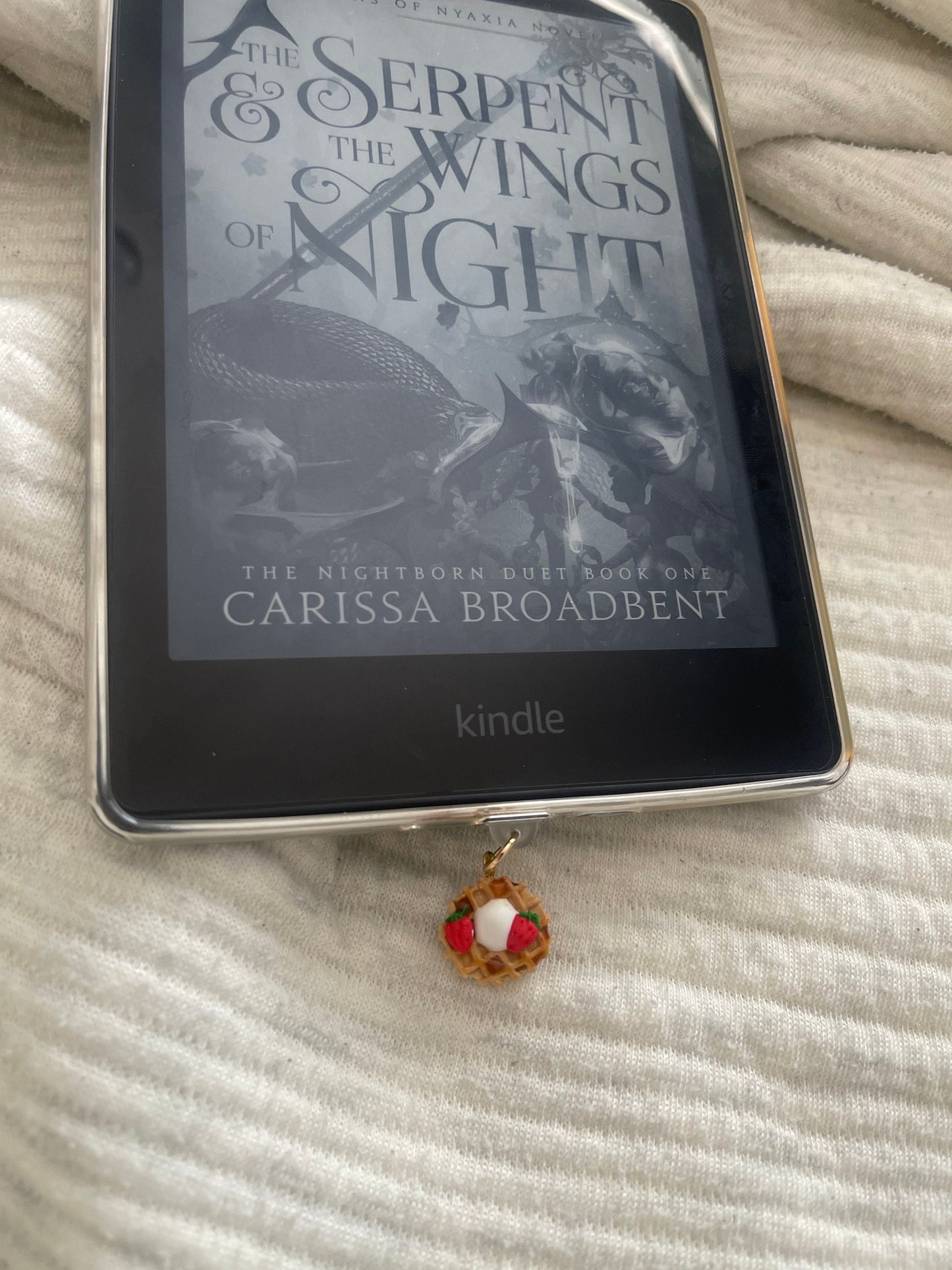 Strawberry Cream Kindle Charm