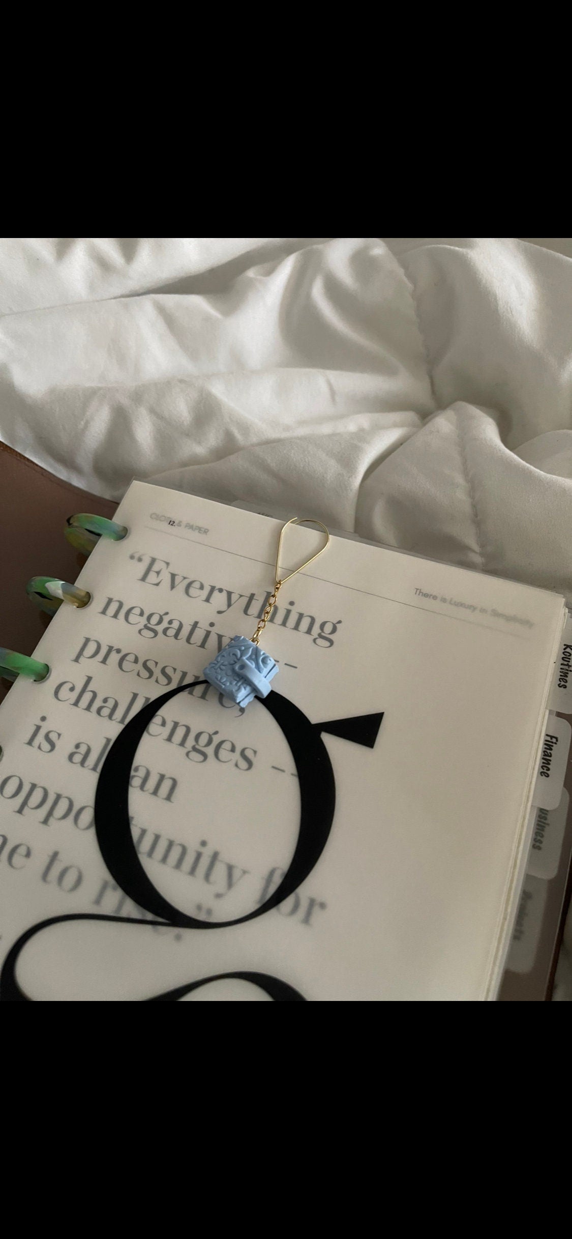 Planner Notebook Charm